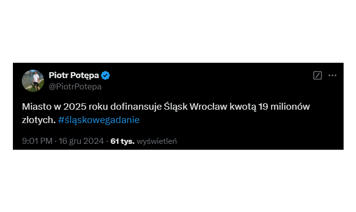 HIT! Tyle Śląsk Wrocław DOSTANIE OD MIASTA w 2025 roku! xD